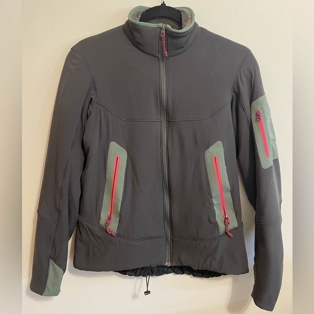 Arc'teryx -Women's Dark Gray Fleece Jacket Hollis - size medium